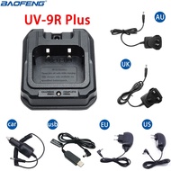 Baofeng UV-9R Plus 9R Pro EU/US/UK/AU/USB/Car Charger For Baofeng Waterproof Walkie Talkie UV-XR UV-9R Plus A58 BF-9700 Radio