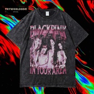 Tryworldbdg OFFICIAL "BLACKPINK" OVERSIZED T-Shirt | Washed Shirt | Stone WASH | Oversized T SHIRT |