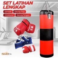Hanging Punching Bag MMA Boxing Sandbag Complete Set