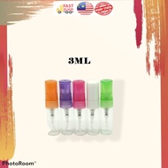 [50pcs] 3ml Spray Bottle for Perfume / Botol Minyak Wangi / Botol Kaca - BTG-3ml