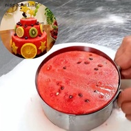 [nsp] Watermelon Cutter Cake Cutter Slicer Adjustable Round Mousse Ring Mold For Baking Cake 6-12 In