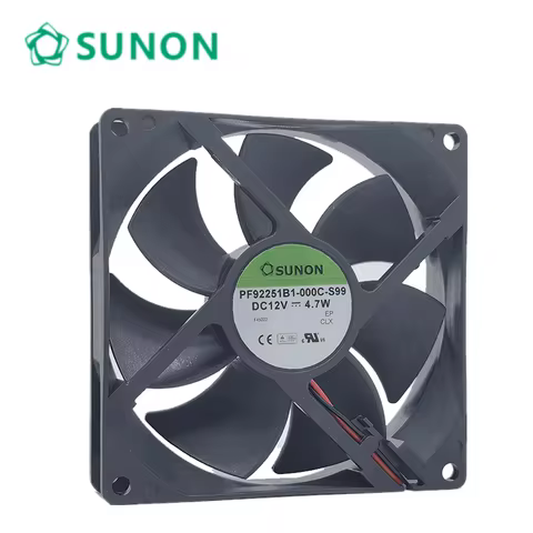 New SUNON PF92251B1-000C-S99 9025 4.7w 12V 4-wire PWM chassis cooling fan