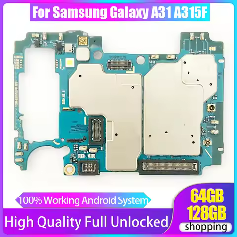 Eu Version For Samsung Galaxy A31 A315F A315G A315N Motherboard 128GB Unlocked With Full Chip Logic 