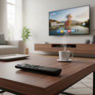 Remote Control Compatible with Samsung Smart TVs BU8000 CU8000 DU8000 with Microphone No Charging  A