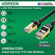 LAN Cable Cat 7 UGREEN 11269 FTP LAN 2M Black