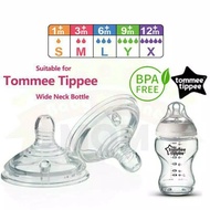 Nipple Tommee Tippee Dot Untuk Tommee Tippe Size (S M L X Y)