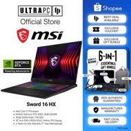 MSI Sword 16 HX Gaming Laptop - Intel Core i7 Processor - NVIDIA RTX 4060 - 16" FHD+ 144Hz Display -