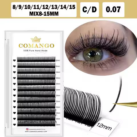 CoMango Premium 5D Flower Fairy Flora Lashes Premade Fans Individual Lashes Extension Soft Natural M