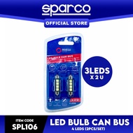 Sparco Led Bulb Can Bus SPL106 4 Leds Used For Boot Light, Interior Light And License Plate
