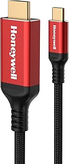 Honeywell Type C to 2.0 HDMI Cable, 4Kx2K@60Hz UHD Resolution, 2 Mtr, 18GBPS Transmission Speed, Hig