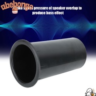 ABEBONGOTF Speaker Port Tube, 81mm Opening Hole 153mm Length Speaker Cabinet Port Tube, Durable Blac