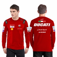 REPLIKA Men's Long T-Shirt MotoGp T-Shirt Men's Long Sleeve T-Shirt Ducati team Ducati Lenovo MotoGp 2022 Replica T-Shirt Racing Distro
