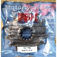 FRONT SPROCKET RK JAPEN HONDA NC700 NC750X NC750S 16T / 17T PREMIUM DEPAN XADV750 X-ADV 750 INTEGRA 