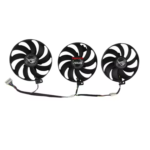3Pcs/Set,PLD09210S12H,7Pin,GPU Fan,For ASUS ROG STRIX RTX 2080 Ti GAMING,RTX 2070 GAMING OC,ROG STRI