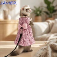 JAVIER Ferret Traction Rope, Comfortable Adjustable Ferret Vest Harness, Wings Escape-Proof Berber F