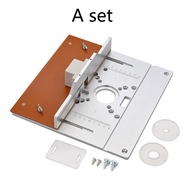 【⭐️High Quality+In Stock⭐️】Aluminium Router Table Insert Plate Electric Wood Milling Flip Board With