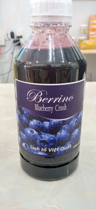 SINH TỐ BERRINO VIỆT QUẤT 1L - BERRINO BLUEBERRY SMOOTHIE BASE