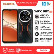 OUKITEL WP55 PRO 5G Mobies 48GB+512GB 11000mAh 33W Fast Charging 15.3mm Ultra-Slim Design Handphone