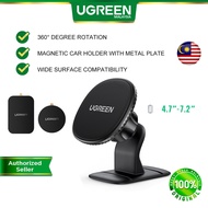 UGREEN Strong Magnetic Car Phone Holder 3M Adhesive 4.7 7.2'' Mounts Dock 360 Rotation Stand Mount D