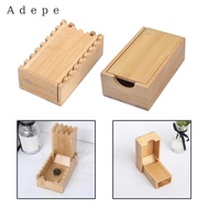 Adepe Dice Bamboo Dice Foldable Wooden Die Roller Castle Rolling Case Collapsible Dice Chest Special
