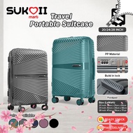 SKOI SKY TRAVELLER SKY367 3-In-1 Suitcase Trolley Silent Universal Wheel Zip Password Lock (20Inch+2
