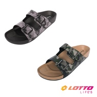 [lotto] CAPRI Camouflage Casual Men's Slippers lotto Shoes Outdoor Outing Double-Strap Double Buckle