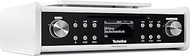 TechniSat DIGITRADIO 20 CD – Modernes &amp; kompaktes DAB+ Küchen- &amp; Badezimmerradio (Empfangstarkes UKW Unterbauradio mit CD Player &amp; Uhr)