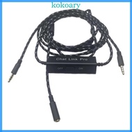 KOK Quality Chat Link Headsets Cable Cord Noise Reductions for HD60 HD60S HD60S+ HD60  4K60 Headsets