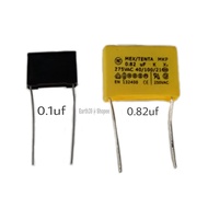 Capacitor 0.1uf;  or 0.82uf; 1 piece per selection