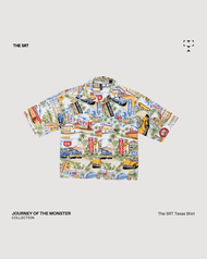 The SRT X13 Texas Shirt (TBL233) - เสื้อเชิ้ตลาย Texas ดีเทลกระเป๋าหน้าปัก SRT แบบนูน