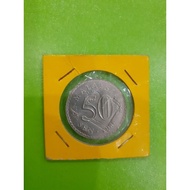 50sen Error & Extra dot '1988' Rare