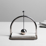 Fixed Point Living Room Modern Simple Leather Hotel Decoration Storage Rack Tissue Rack Dining Table