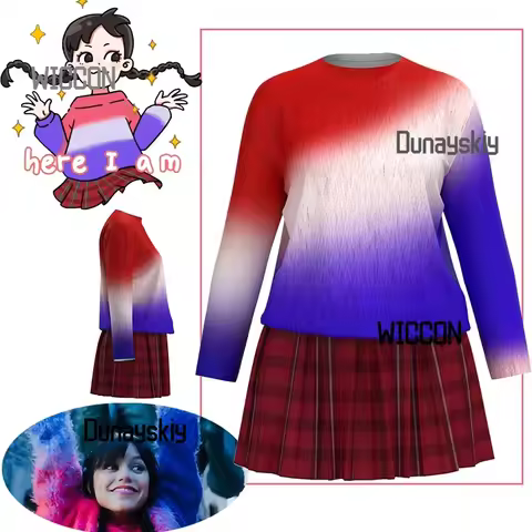 Wedd New Enid Sinclair Cosplay Costumes Skirt Shirt Full Set Kawaii Halloween Women Costume Jirai Ke