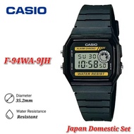 (JDM) Casio Collection F-94WA-9JH Men's Black Watch - F-94WA