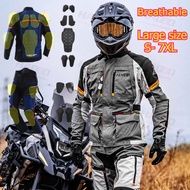FEHER Motorcycle Suit Waterproof Motocross Riding Pants Men Cold-proof Motorbike Jacket CE Protectiv