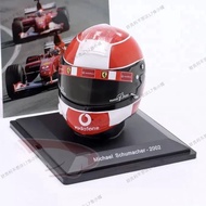 F1 1:5 Scale Ferrari F2002 Michael Schumacher 2002 Season Helmet Model - World Champion Replica