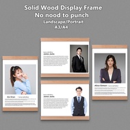 Magnetic Adhesive Teacher Photo Frame Profile Coach Photo Frame in A3/A4