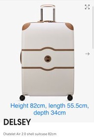🇬🇧英國直送 免費速遞 Free courier🇬🇧 DELSEY Chatelet Air 2.0 shell suitcase 80/ 82cm