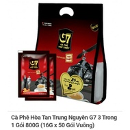 G7 Instant Coffee 3in1 Bag 50 Packs x 16G (Square/Long)