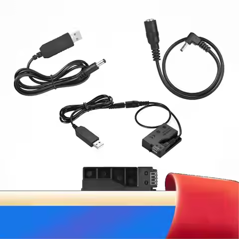 DR-E8 Dummy Battery Coupler USB Adapter Cable Accessories Parts For LP-E8 For Canon EOS 550D 600D 65