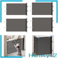 [HOMYL2] Pet Gate Supplies No Drilling PVC Gifts Guard Enclosure Accessories Screen Mesh Gate for De