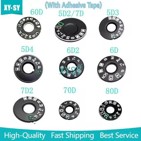 NEW For Canon 60D 5D2 7D 5D3 5D4 6D2 7D2 6D 70D 80D 90D 600D 77D Turntable Patch, Tag Plate Nameplat