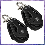 Marine Pulleys for Rope Pulley Block Rope Runner Silence Rotation Traction Wheel Pulley Block Rope R