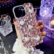 Luxury Full Diamond Silicon Case For OPPO Reno 12F 11F 8T 8Z 7Z 6Z 2Z 12 11 10 8 7 6 5 2 A36 A76 A96