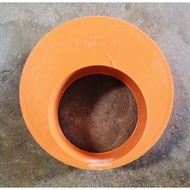 Thick sanitary pvc orange bushing 6x4 reducer