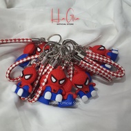 Spider Superhero rubber keychains - Hagia official Store