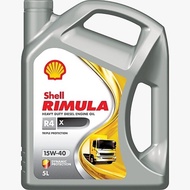 SHELL RIMULA R4X 15W-40 5L *100% Original* *Sarawak*