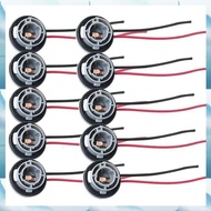 [G V W E] Auto Led Light Base 10X 1156 382 BA15S P21W Lamp Holder Adapter Car Bulb Socket Connectors