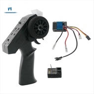 2.4G 2 Channel Remote Controller Kit Transmitter Receiver 50A ESC for  MN88K RC Car Upgrade Parts