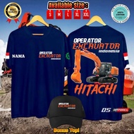 Operator Excavator Hitachi Tshirt Jersey